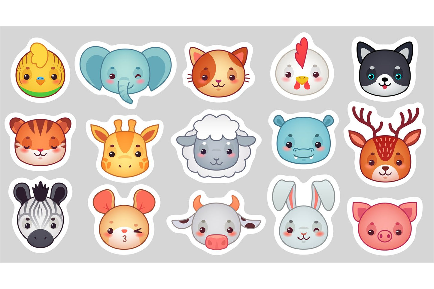 Cute Animal Stickers